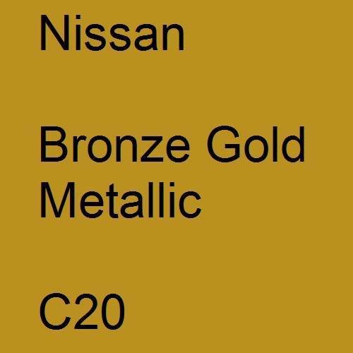 Nissan, Bronze Gold Metallic, C20.